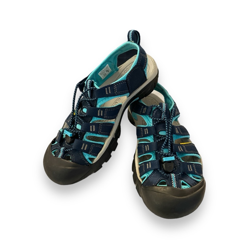 KEEN Women's Newport H2 Closed Toe Water Sandal Poseidon Capri Blue size 8